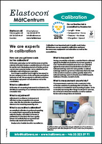 Elastocon Calibration Overview